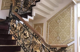Cầu thang sắt nghệ thuật châu Âu MDSCA 19